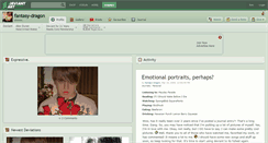 Desktop Screenshot of fantasy-dragon.deviantart.com
