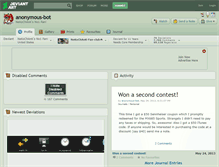 Tablet Screenshot of anonymous-bot.deviantart.com