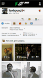 Mobile Screenshot of foxhound84.deviantart.com