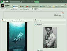 Tablet Screenshot of ewan159.deviantart.com