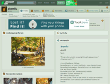 Tablet Screenshot of akemilu.deviantart.com