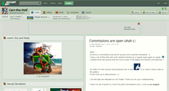 Desktop Screenshot of carn-the-wolf.deviantart.com