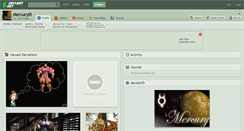 Desktop Screenshot of mercuryiii.deviantart.com