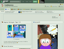 Tablet Screenshot of cuddlesnowy.deviantart.com