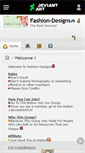 Mobile Screenshot of fashion-designs.deviantart.com