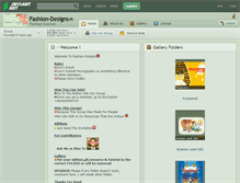 Tablet Screenshot of fashion-designs.deviantart.com