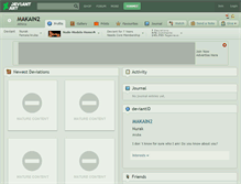 Tablet Screenshot of makain2.deviantart.com