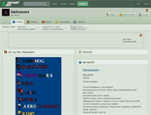 Tablet Screenshot of darkness64.deviantart.com