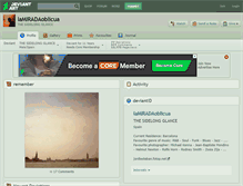 Tablet Screenshot of lamiradaoblicua.deviantart.com