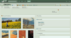 Desktop Screenshot of magnoliabox.deviantart.com