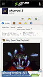Mobile Screenshot of akuryou13.deviantart.com