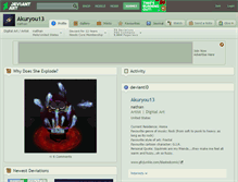 Tablet Screenshot of akuryou13.deviantart.com