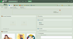 Desktop Screenshot of bhjj.deviantart.com