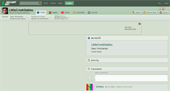 Desktop Screenshot of littlecreekstables.deviantart.com