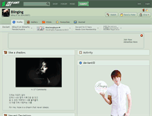 Tablet Screenshot of blinging.deviantart.com