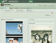 Tablet Screenshot of hapa-haole.deviantart.com