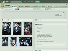Tablet Screenshot of neph0s.deviantart.com