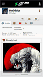 Mobile Screenshot of melkhior.deviantart.com