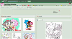 Desktop Screenshot of chocolateandcookies.deviantart.com