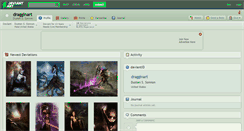 Desktop Screenshot of dragginart.deviantart.com