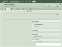 Tablet Screenshot of okkanainohitsu.deviantart.com