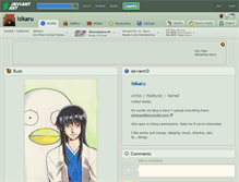 Tablet Screenshot of isikaru.deviantart.com
