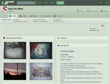 Tablet Screenshot of norn-in-nikes.deviantart.com