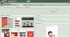 Desktop Screenshot of comichunter.deviantart.com