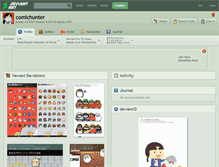Tablet Screenshot of comichunter.deviantart.com