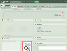 Tablet Screenshot of eastblu.deviantart.com