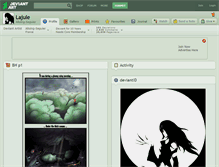 Tablet Screenshot of lajule.deviantart.com