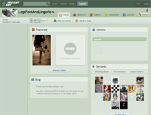 Tablet Screenshot of legsfeetandlingerie.deviantart.com