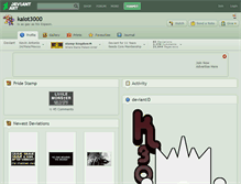 Tablet Screenshot of kalot3000.deviantart.com