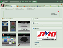 Tablet Screenshot of bestm8.deviantart.com
