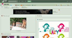Desktop Screenshot of laly-laly.deviantart.com