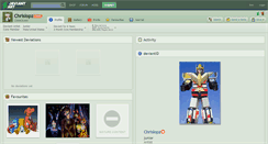 Desktop Screenshot of chrislopz.deviantart.com