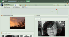 Desktop Screenshot of llamadrama.deviantart.com