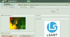 Desktop Screenshot of likwitsnake.deviantart.com