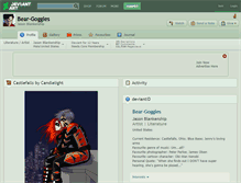 Tablet Screenshot of bear-goggles.deviantart.com