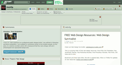Desktop Screenshot of montia.deviantart.com