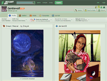 Tablet Screenshot of gentlewolf.deviantart.com