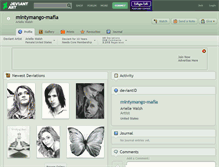 Tablet Screenshot of mintymango-mafia.deviantart.com
