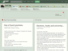 Tablet Screenshot of just-yug.deviantart.com