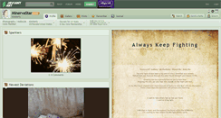 Desktop Screenshot of minervastar.deviantart.com