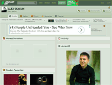Tablet Screenshot of alex-skakun.deviantart.com