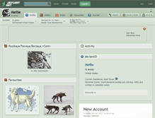 Tablet Screenshot of meilie.deviantart.com