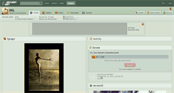 Desktop Screenshot of kkl.deviantart.com