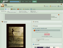 Tablet Screenshot of kkl.deviantart.com