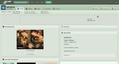 Desktop Screenshot of behybrid.deviantart.com