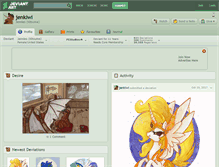 Tablet Screenshot of jenkiwi.deviantart.com